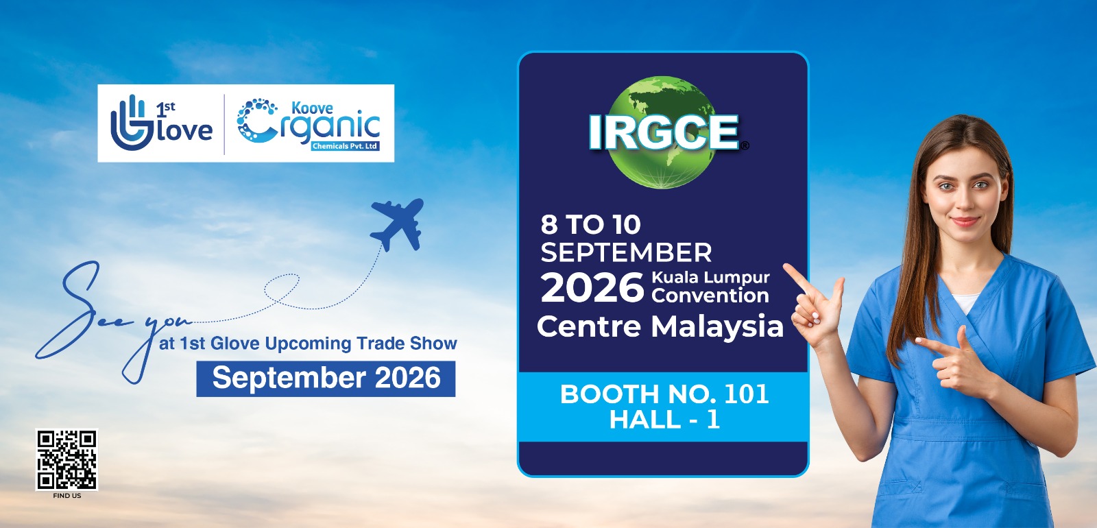 Meet 1st Glove at IRGCE 2026 — Kuala Lumpur City Centre, Malaysia, September 08–10, 2026
